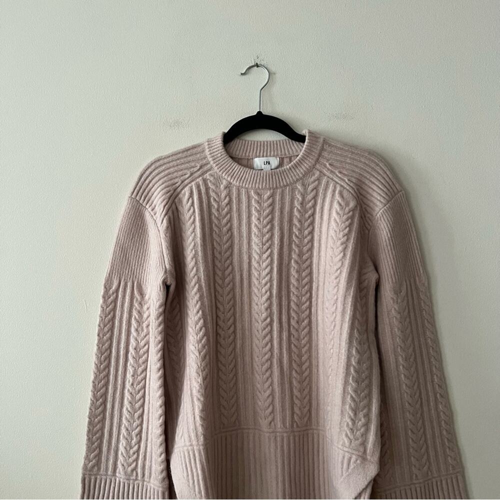 LPA Cable Rib Mix Pullover Sweater - Picture 5 of 6